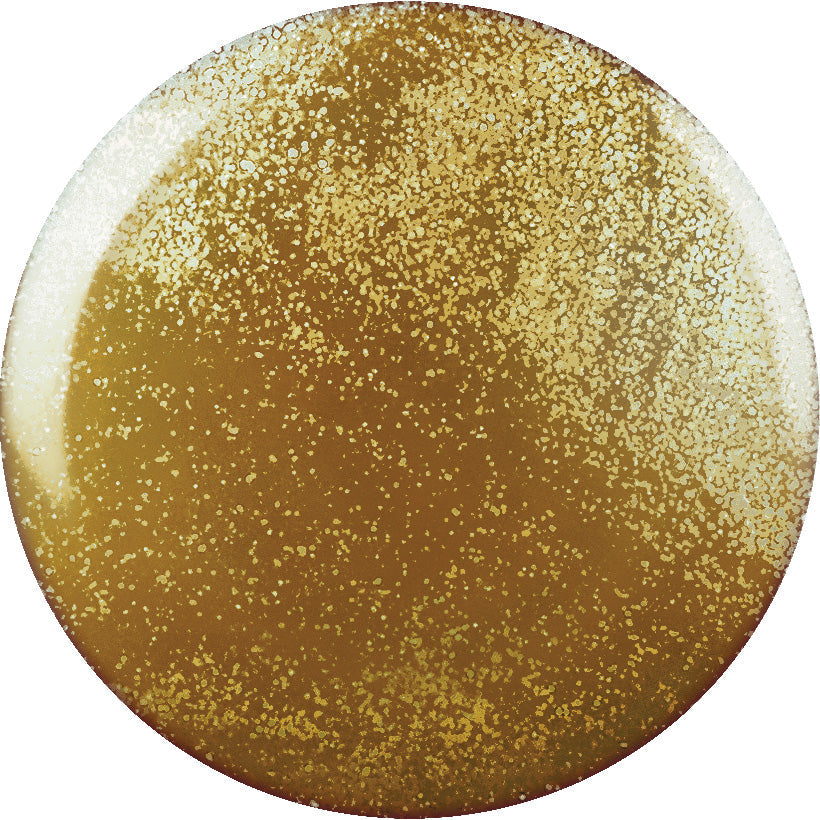 Brass Button Nail Polish in Golden Yellow Metallic 15ml