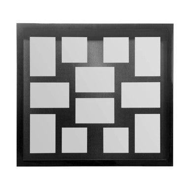Black 12 Photo Multi Frame