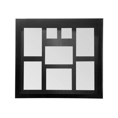 Black Multi Photo Frame for 8 Pictures