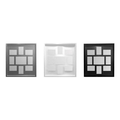 White 9 Multi Photo Frame