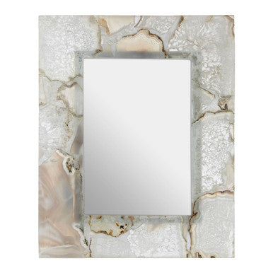 White Agate Photo Frame 5 x 7 inch
