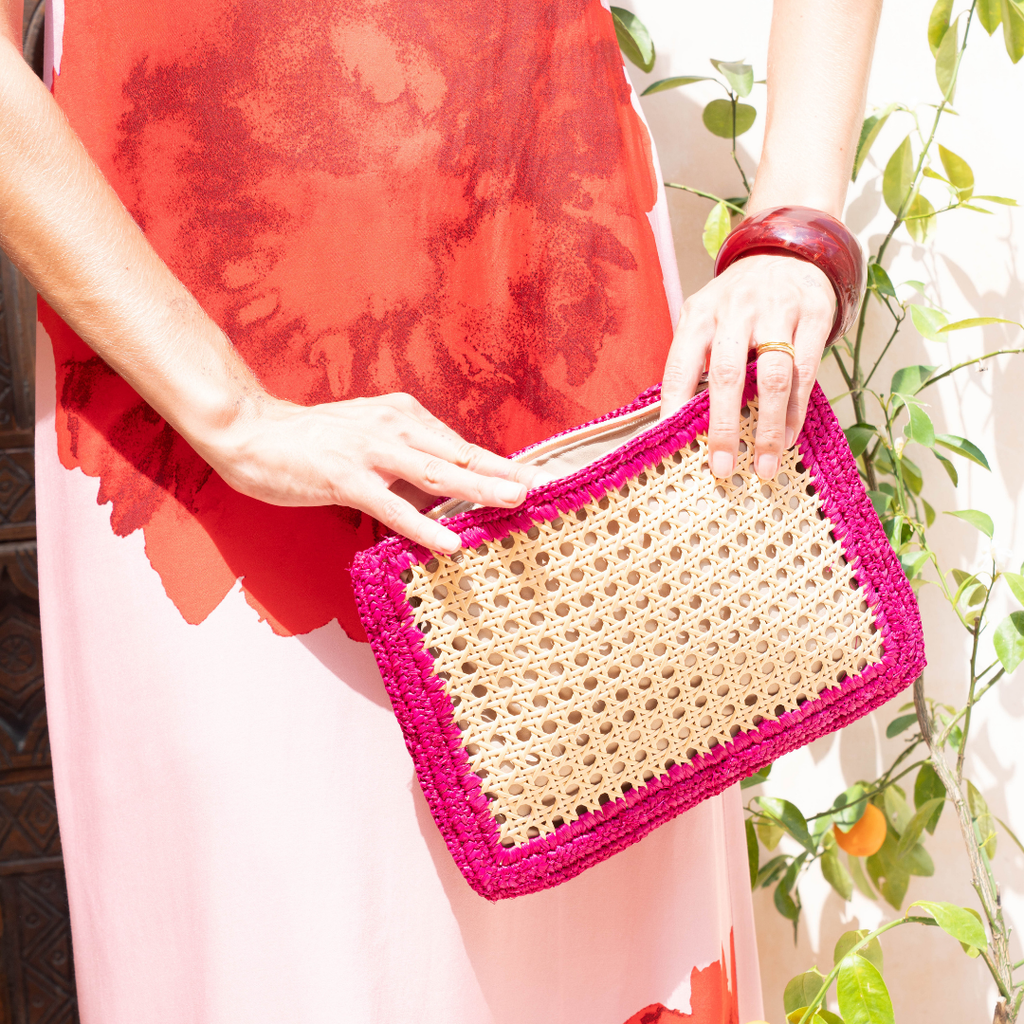 Cannage Quilted Pouch