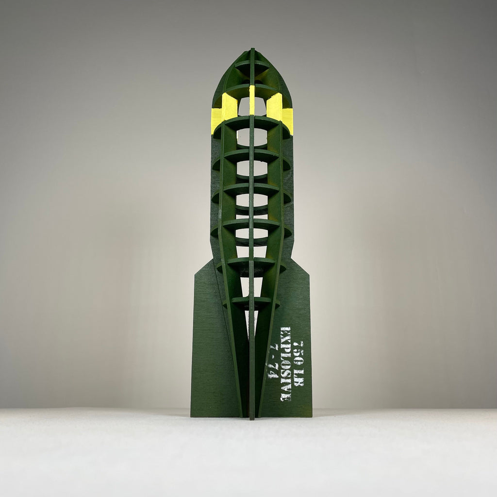 WW2 Bomb Flatpack Model Kit