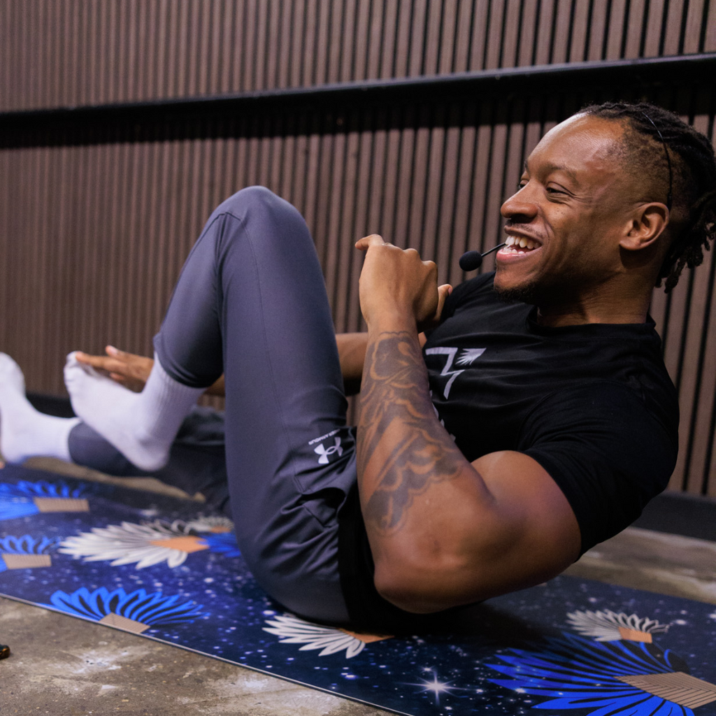 Sustainable Yoga Mat with Ravinala Tree Design