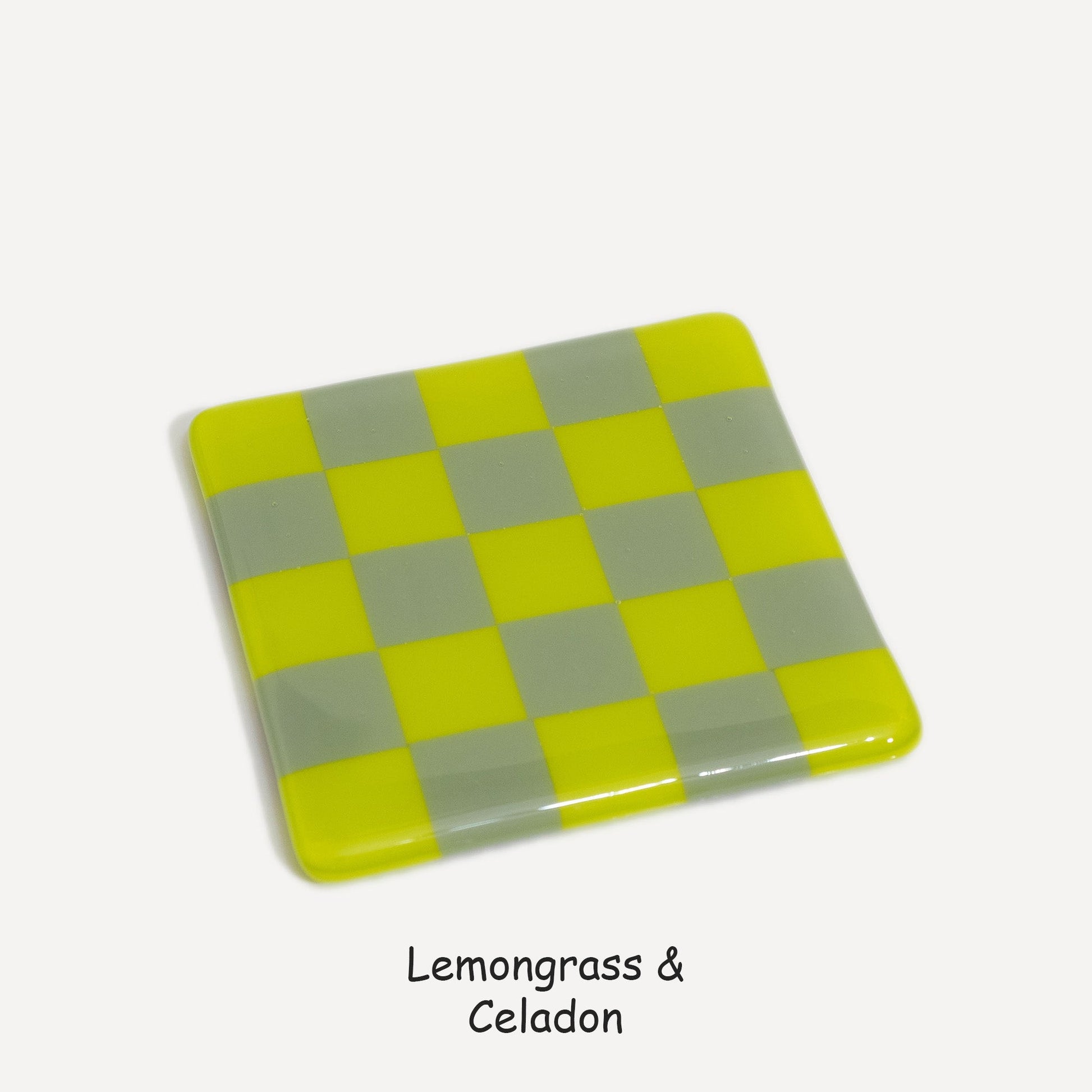 10cm Chequered Dual Colour Coaster Oceanside Collection