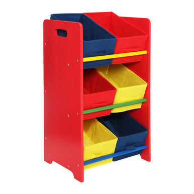 3 Tier Kids Storage Unit in Natural MDF