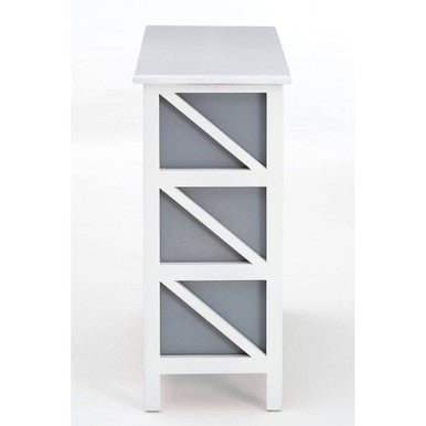 Grey 6 Drawer Storage Unit