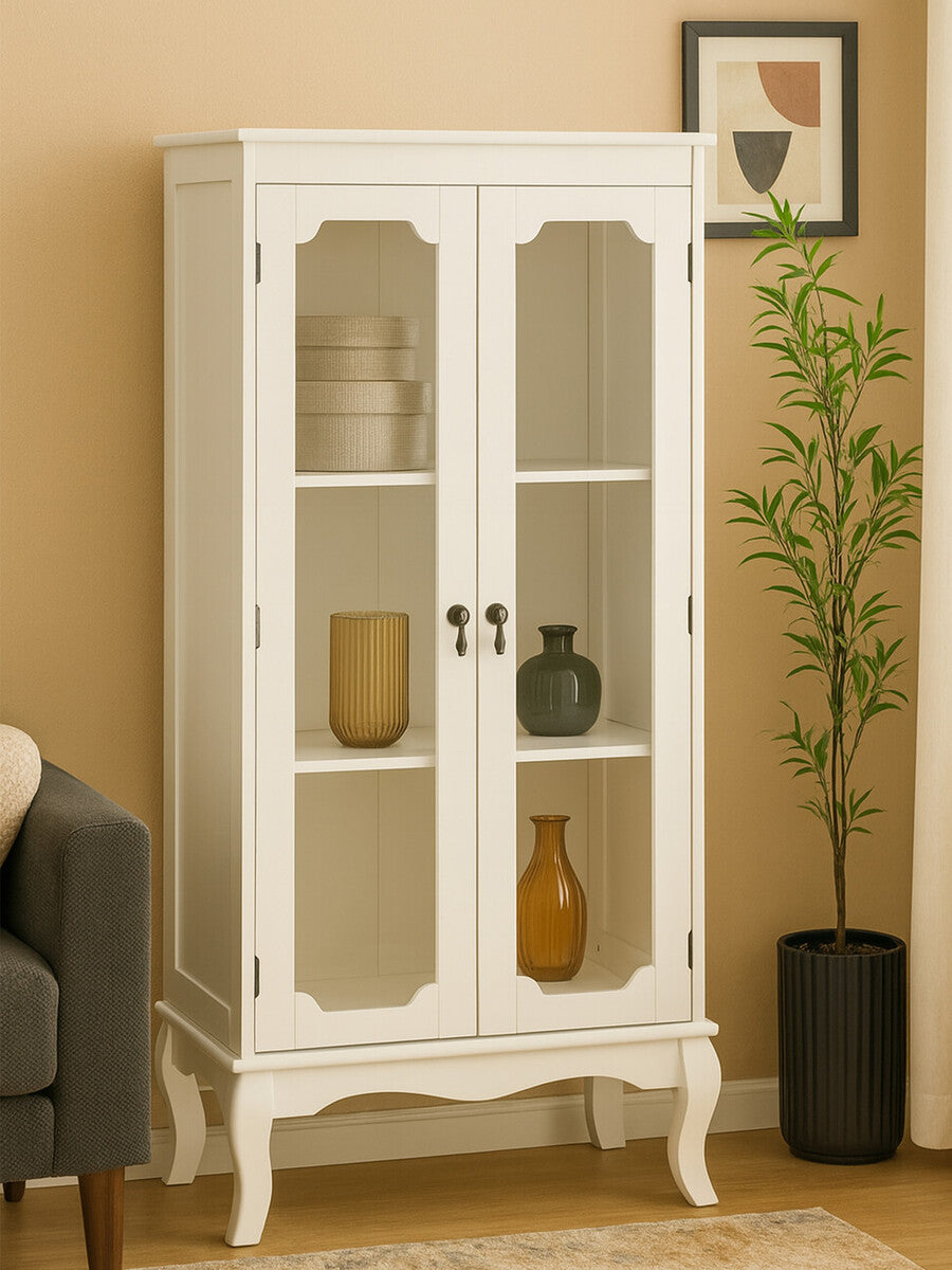 Marcella Glass Doors Cabinet