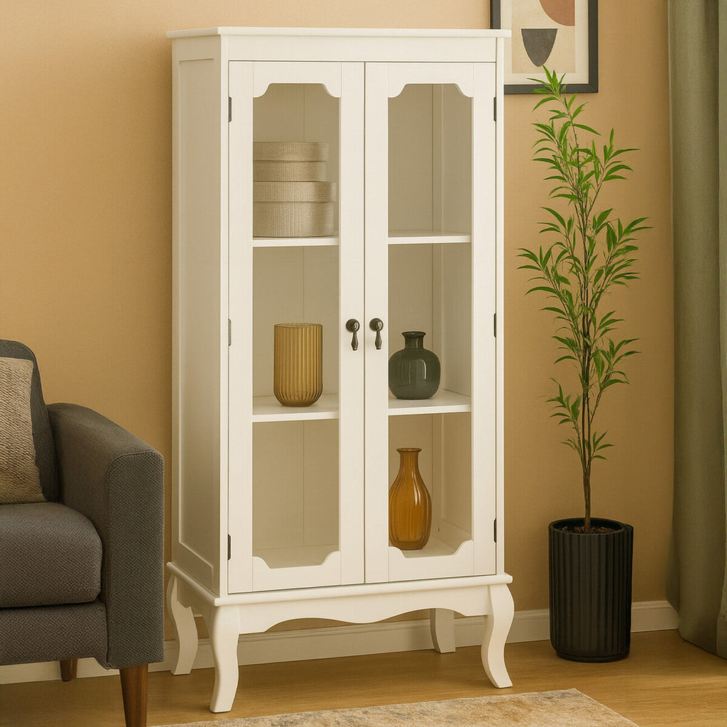 Marcella Glass Doors Cabinet