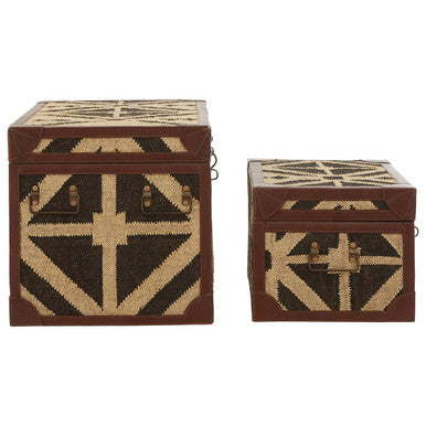 Aztec Storage Trunks Set of 2