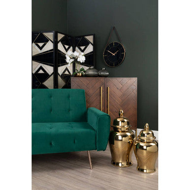 Acacia Wood Effect Drinks Cabinet