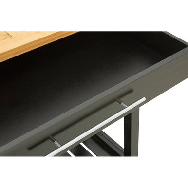 Wide Kitchen Trolley with Granite Top