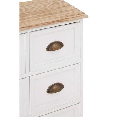White 8 Drawer Chest