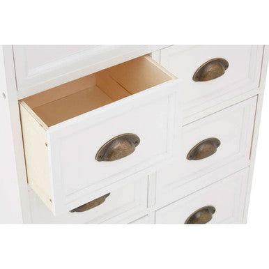 White 8 Drawer Chest