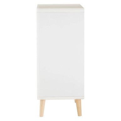 Milo 4 Drawer Cabinet in Grey and Natural Wood