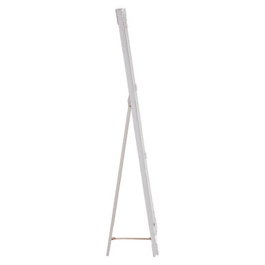 White Floor Standing Mirror