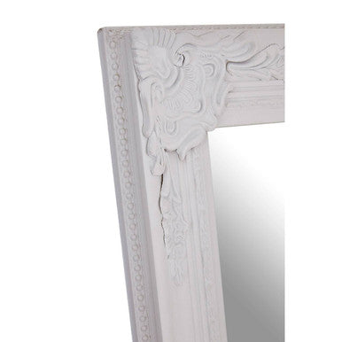 White Floor Standing Mirror