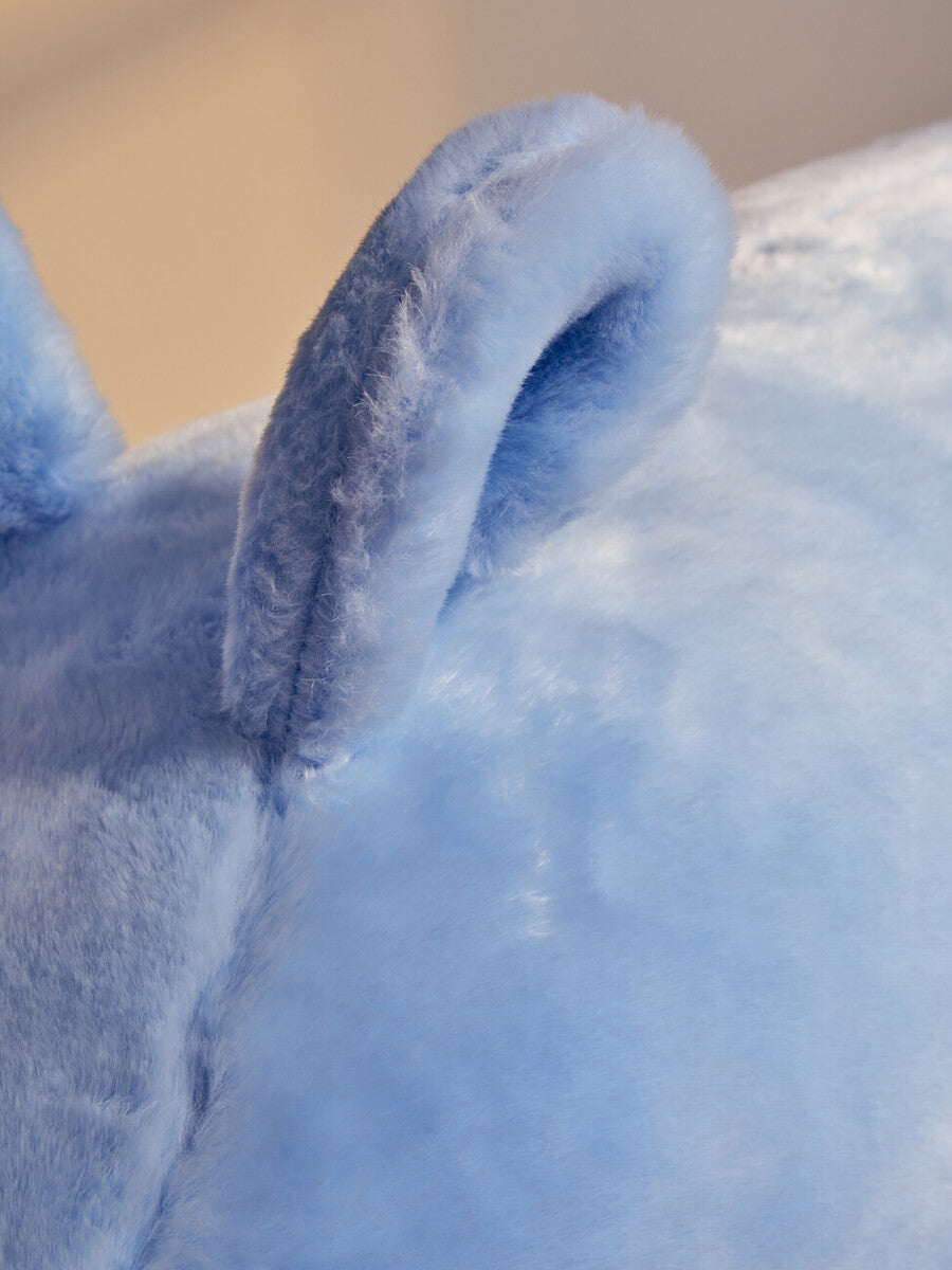 Jungle Safari Kids Blue Hippo Animal Stool