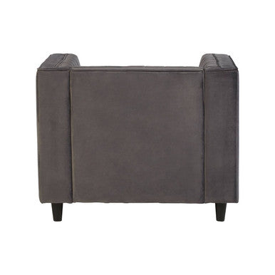 Grey Velvet Armchair
