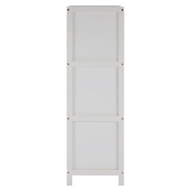 White Wood 3 Drawer Cabinet