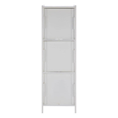 White Wood 3 Drawer Cabinet