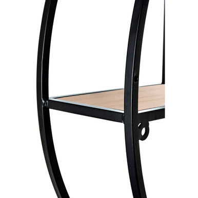 3 Tier Round Metal Wall Shelf