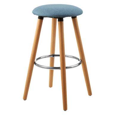 Blue Round Bar Stool