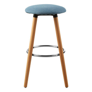 Blue Round Bar Stool