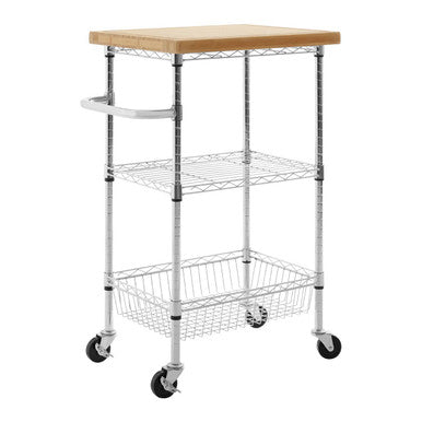 Three Tier Rolling Kitchen Trolley