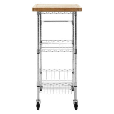 Three Tier Rolling Kitchen Trolley