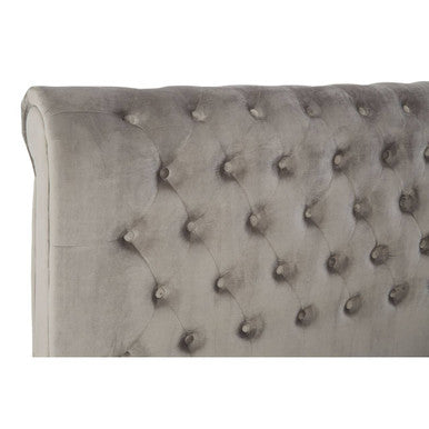 Grey Ottoman King Bed with Storage