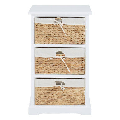 Seagrass Drawer Chest with 3 Baskets