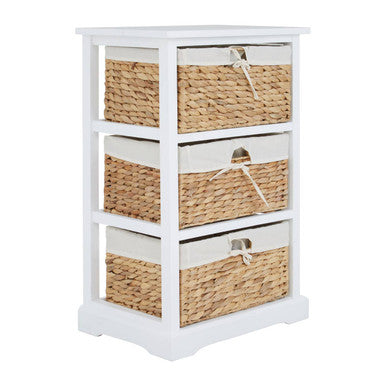 Seagrass Drawer Chest with 3 Baskets