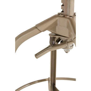 Champagne Finish Adjustable Bar Stool