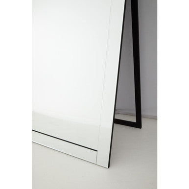 Floor Standing Mirror with Bevelled Edge