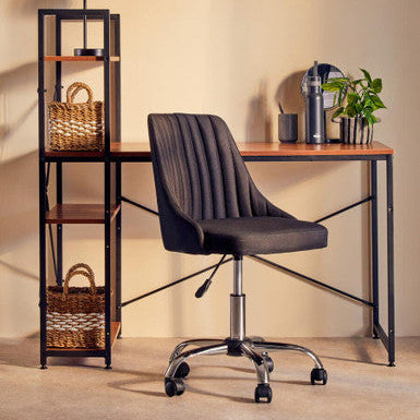 Red Pomelo Desk With Shelves