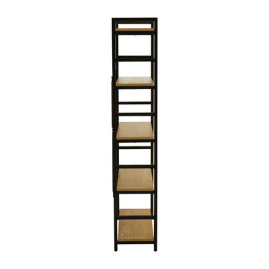 5 Tier Light Oak Effect Shelf Unit