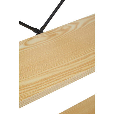 3 Tier Light Oak Effect Shelf Unit