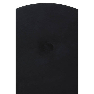 Black Velvet Storage Stool