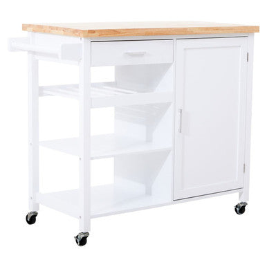 White Kitchen Trolley