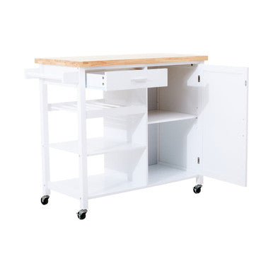 White Kitchen Trolley