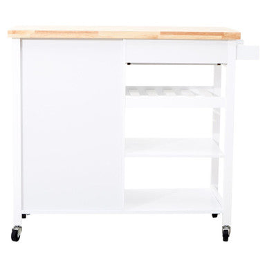 White Kitchen Trolley