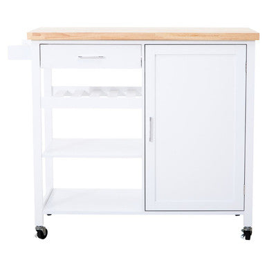 White Kitchen Trolley