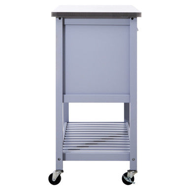 Grey Kitchen Trolley on Wheels