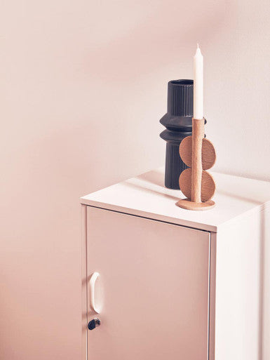 One Door White Storage Cabinet