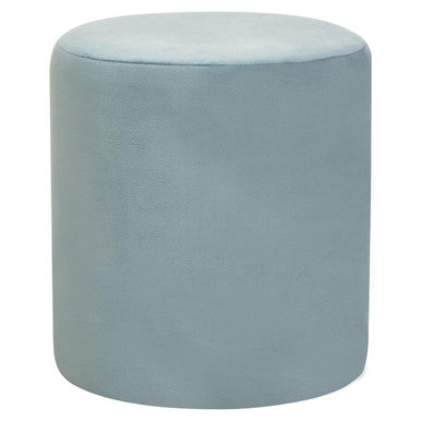Blue Velvet Pouffe