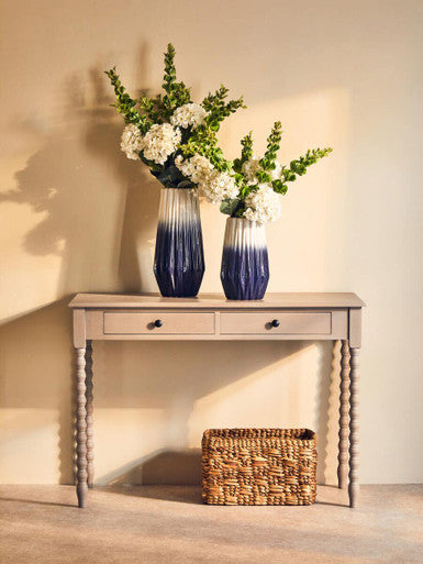 Heritage Two Drawer Desk Natural Wash