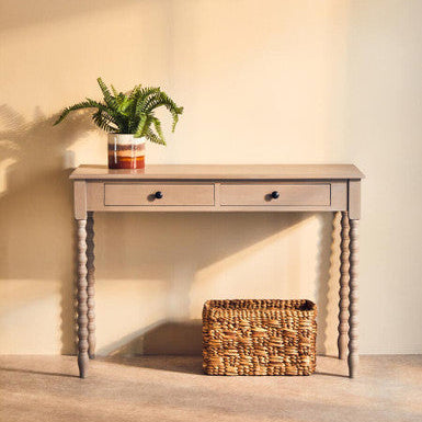 Heritage Two Drawer Desk Natural Wash