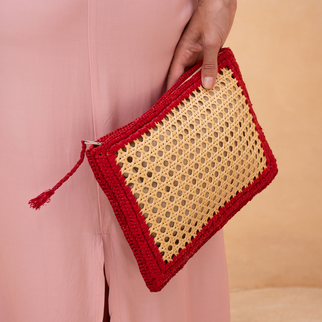 Cannage Quilted Pouch