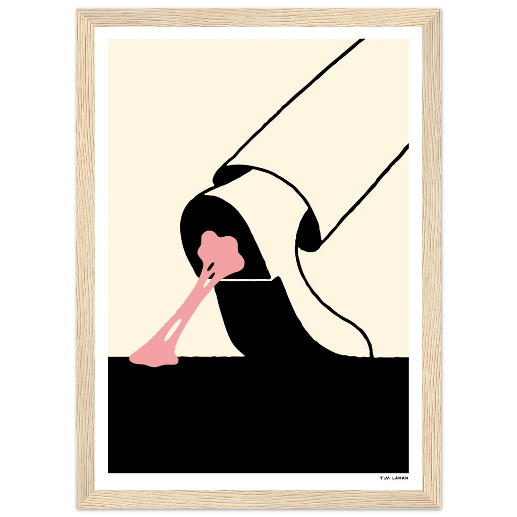 Stuck Framed Print